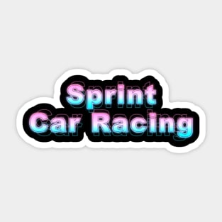 Sprint Car Racing Sticker